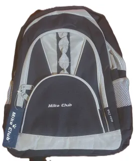 Mochila Miko Club (2 cierres y 2 bolsillos laterales)